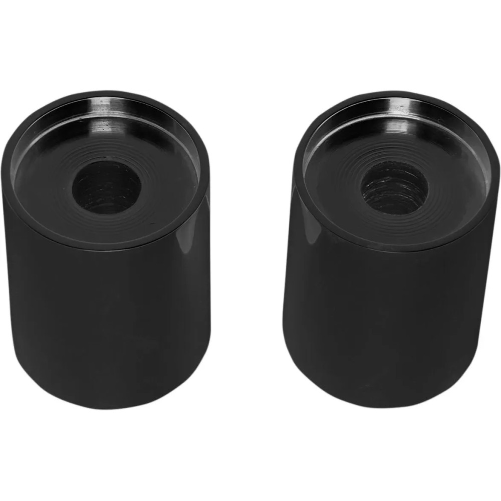 Handlebar Riser Extensions — 50.8 mm (2") rise, 38 mm (1-1/2") clamp, Black Gloss