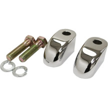 Handlebar Riser Pullback Extension Kit — 25.4 mm (1") rise/clamp, Chrome, Pair