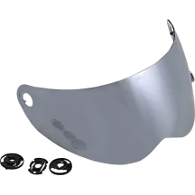 Lane Splitter Helmet Gen 2 Shield — One Size, Fits Lane Splitter, Mirror finish