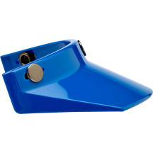 3-Snap Moto Helmet Visor — One Size, Universal fit, Blue
