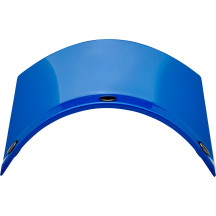 3-Snap Moto Helmet Visor — One Size, Universal fit, Blue