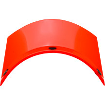 3-Snap Moto Helmet Visor — One Size, Orange