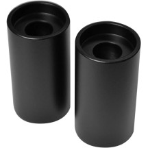 Handlebar Riser Extensions — 50.8 mm rise, 25.4 mm clamp, Black