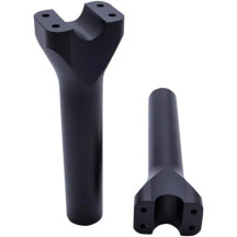 Assault Handlebar Risers — 32 mm (1-1/4") clamping, 20.5 cm (8") rise, Black matte