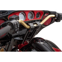 Assault Handlebar Risers — Rise 8" (20.5 cm), Clamp 1" (25.4 mm), Black Matte