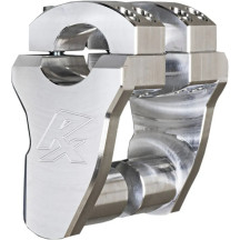 Patriot Series Pivoting Handlebar Risers — 50.8 mm (2"), 25.4 mm (1"), Machined