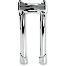 Murdock Handlebar Risers — 10" rise, 1" clamp, Chrome