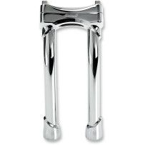 Murdock Handlebar Risers — 10" rise, 1" clamp, Chrome