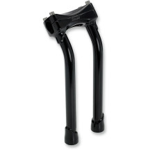 Murdock Handlebar Risers — 12" rise, 1" clamp, Black