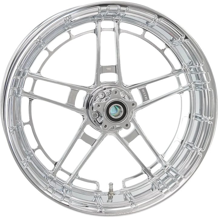 Flatline Rim — 18x5.5, Rear, Chrome