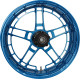 Flatline Rim — 18x5.5, Rear, Gloss Blue