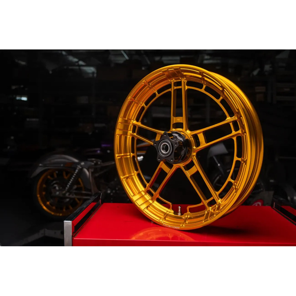 Flatline Rim — 18x5.5, rear, Gold
