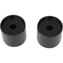 Extensiones para elevador de manillar — 38.1 mm de elevación, 44.5 mm de abrazadera, par, negro