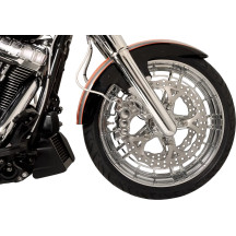 Cartridge Hub — Chrome, Silver, Front
