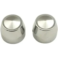 Tapón de eje delantero Elite — 25 mm (63/64"), cromado