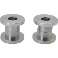 Standard Solid Handlebar Riser Bushing — Chrome, Steel/Aluminum