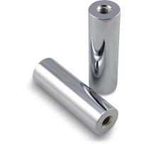 Elevadores de manillar Kage Fighter — Elevación 4" (10 cm), Abrazadera 32 mm (1-1/4"), Cromo