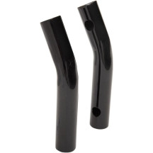 Elevadores de manillar Kage Fighter — Elevación 20,5 cm (8"), Retroceso 31,8 mm (1-1/4"), Abrazadera 32 mm (1-1/4"), Negro, Bril