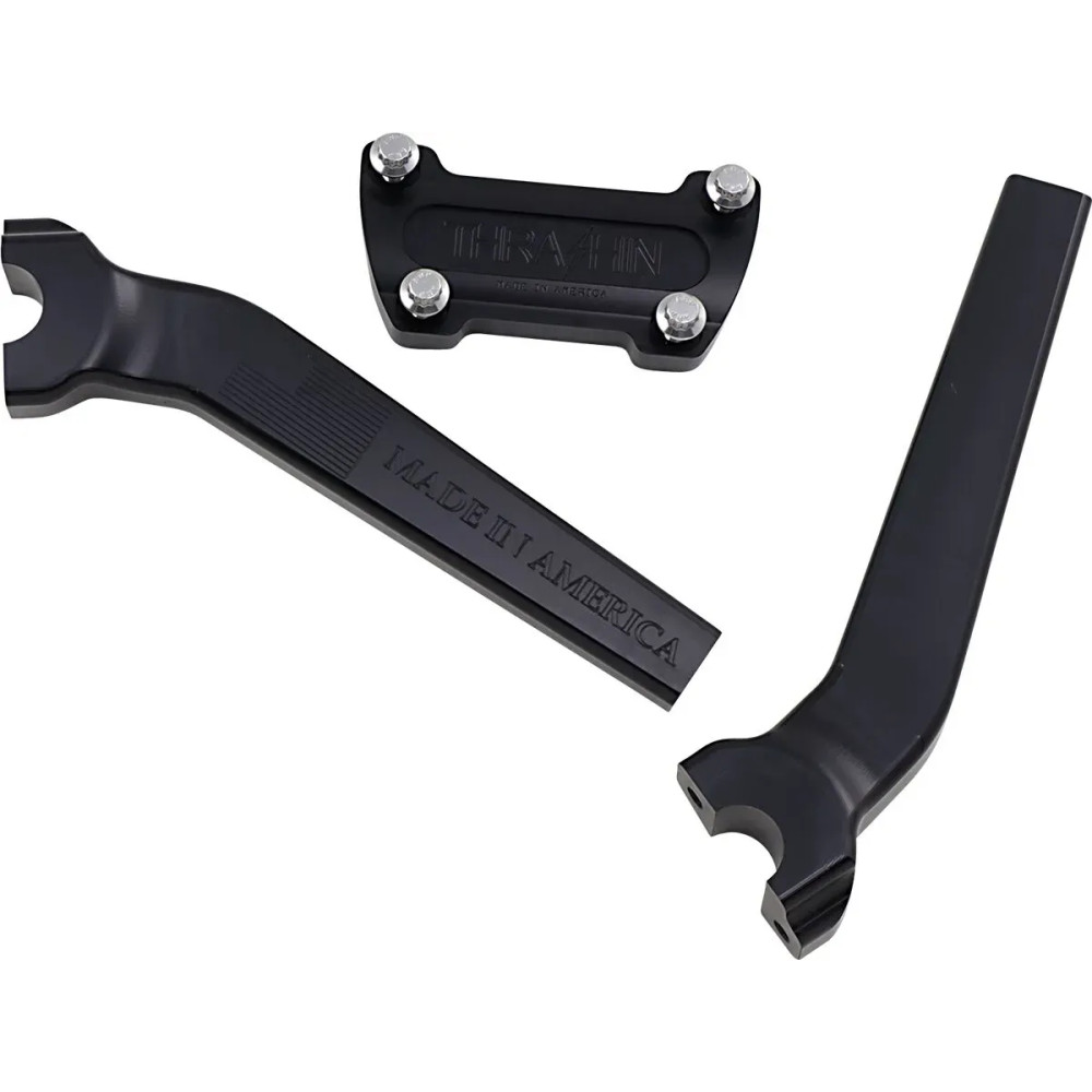 Elevadores de manillar — recorrido 9,5 pulg, abrazadera 1 pulg, centro a centro 3,5 pulg