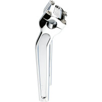 Elevadores de manillar — 24 cm elevación, 38,1 mm retroceso, 25,4 mm abrazadera, rosca 1/2-13, cromo