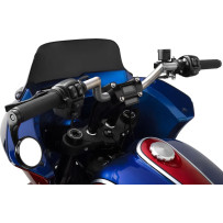 Elevadores de manillar — 15 cm de elevación, 25,4 mm de diámetro de sujeción, 3-1/2" separación centro a centro, negro