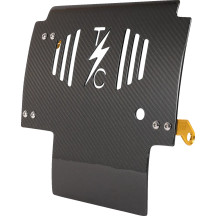 Carbon Fiber Skid Plate — 11.5 in L x 11.5 in W, 0.125 in thick, Black