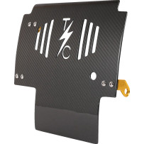 Carbon Fiber Skid Plate — 11.5 in L x 11.5 in W, 0.125 in thick, Black