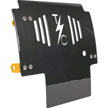 Carbon Fiber Skid Plate — 11.5 in L x 11.5 in W, 0.125 in thick, Black