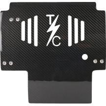 Carbon Fiber Skid Plate — 11.5 in L x 11.5 in W, 0.125 in thick, Black