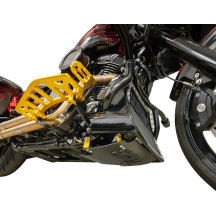 Carbon Fiber Skid Plate — 11.5 in L x 11.5 in W, 0.125 in thick, Black