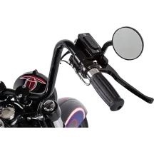 1" Handlebar — 25.4 mm clamp, 32-3/4" width, 8-1/8" rise, Black gloss