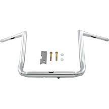 1-1/2\" Grande Twin Peaks Touring Handlebar — 38 mm (1-1/2\") clamp, 14\" rise, Chrome