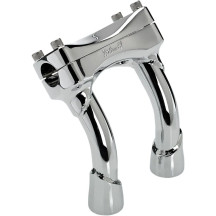 Elevadores de manillar Murdock — 15 cm (6"), 25,4 mm (1"), cromado