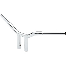Kage Fighter Welded Straight-Riser Handlebar — 8" rise, 3-1/2" riser c-c, 1-1/4" diameter, 30" width