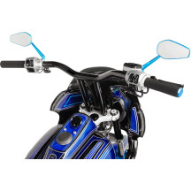 Kage Fighter Welded Straight-Riser Handlebar — 12" rise, 30" width, 3-1/2" riser spacing