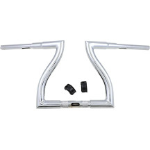 Manillar Thresher — diámetro de sujeción 1-1/4", diámetro de barra 1-1/2", Cromo