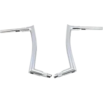Manillar de 1-1/2" con punta, instalación EZ — 38 mm (1-1/2") diámetro, abrazadera 32 mm (1-1/4"), cromado
