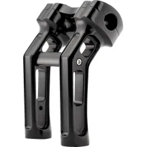 Method Kickback Handlebar Riser — 1" clamping, 1-1/2" pullback, 7" rise, Black Matte
