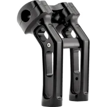 Method Kickback Handlebar Riser — 1" clamping, 1-1/2" pullback, 7" rise, Black Matte