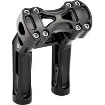 Method Kickback Handlebar Riser — 1" clamping, 1-1/2" pullback, 7" rise, Black Matte