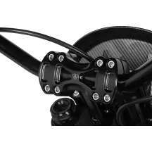 Method Kickback Handlebar Riser — 1" clamping, 1-1/2" pullback, 7" rise, Black Matte
