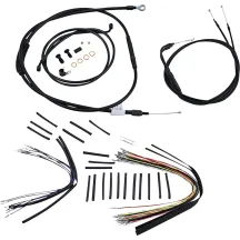 Juego completo de cables/líneas de vinilo negro para Ape Hangers — altura 14", Ape Hanger