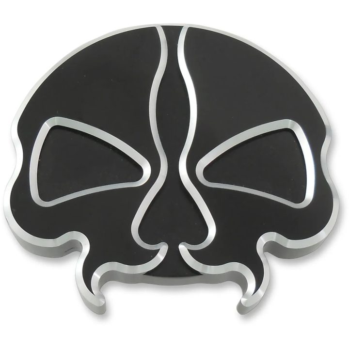 Tapón de combustible Split Skull — Negro, ventilado