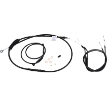 Kit de cables Jail Bar — Manillar 25.5 cm (10"), Jail Bar, Negro