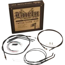Kit de cables para Jail Bar — Compatible con Jail Bar, altura de manillar 30.5 cm (12\"), negro