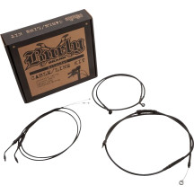 Kit de cables para Jail Bar — 25,5 cm (10\") manillar, Negro
