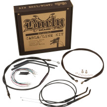 Kit de cables para Jail Bar — Ajusta a 10" de altura del manillar, Jail Bar, Negro