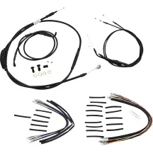 Kit de cables para Jail Bar — 14" de altura de manillar, negro