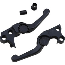 Anthem Shorty Lever Set — Brake and Clutch, Black, Pair