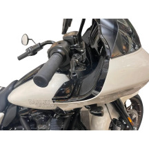Anthem Pro Adjustable Lever Set for Harley Models — Short folding, brake & clutch, Black Polished